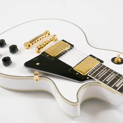 Epiphone Les Paul Custom Electric Guitar - Alpine White image 4