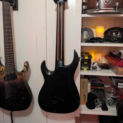Legator NRF7-200 Ninja R 200 7-String Multi-Scale with Maple Fretboard 2010s Solid Purple Burl image 7