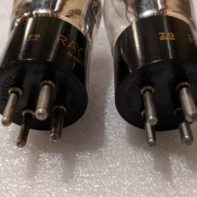 Type 45 Matched Pair Raytheon Tubes Strong Testing #45 TV7 Test image 8