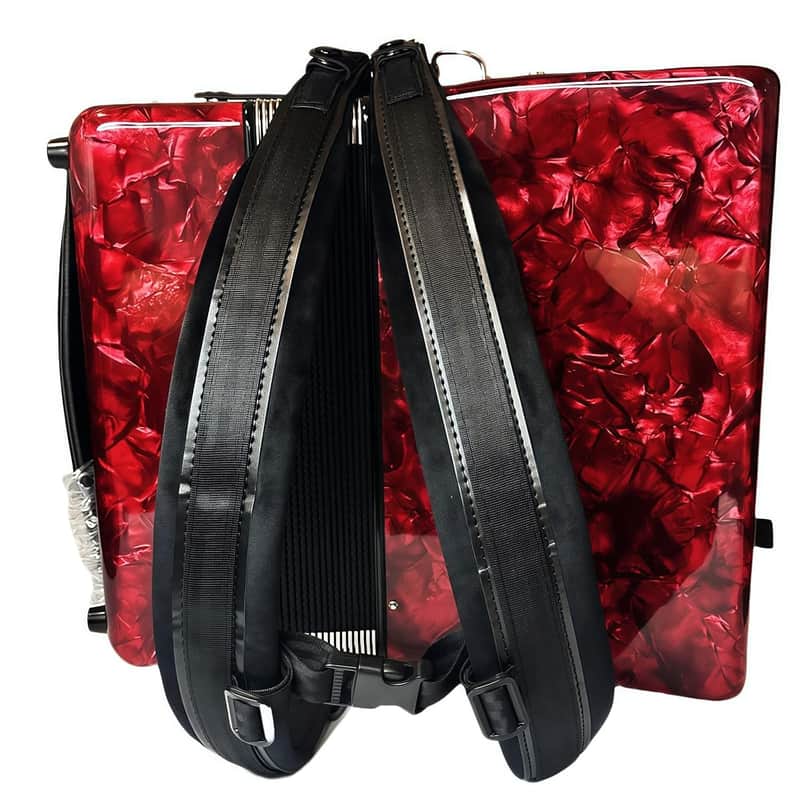 HighLight Accordion Strap Widen Thicken Adjustable Shoulder Straps for 48/60/ 96/120 Bass Keyboard Button Accordions Bayans (Black) image 1