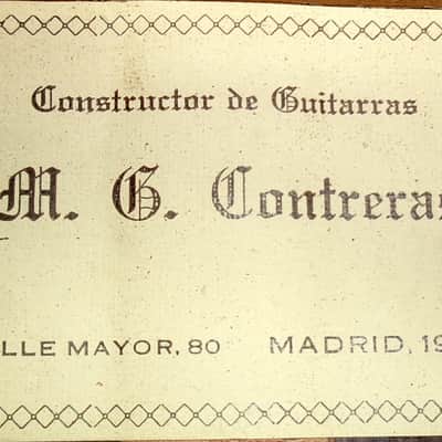 1975 Manuel G. Contreras (1st generation) Classical Guitar Calle Mayor 80, Madrid Cedar Top / Rosewood Body Original Hard Case image 9