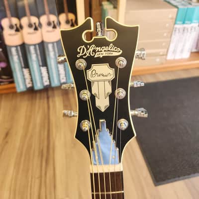 D'Angelico Premier Lexington LS - Natural Acoustic Electric Guitar DAPLSD300MAHCP - Mahogany Satin image 2
