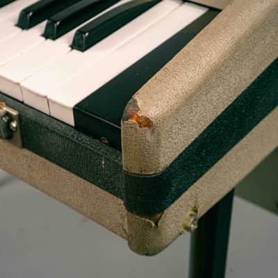Farfisa Mini Compact 37-Key Organ 1964 - 1968 - Gray with White-Black Keys image 8
