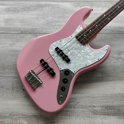 2008 Fender Japan ‘62 Reissue Jazz Bass (Refinished Pink) image 1