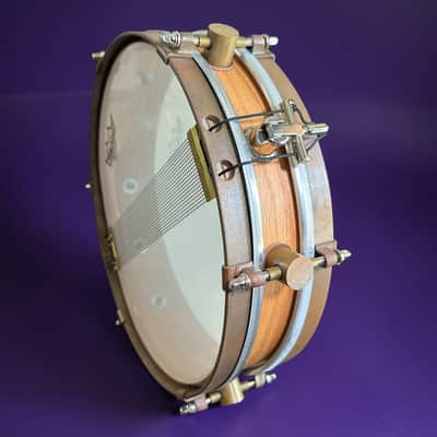 A&F Drum Co 3x12 Single-Ply Steam Bent Rude Boy Snare - Oak (2025) image 5