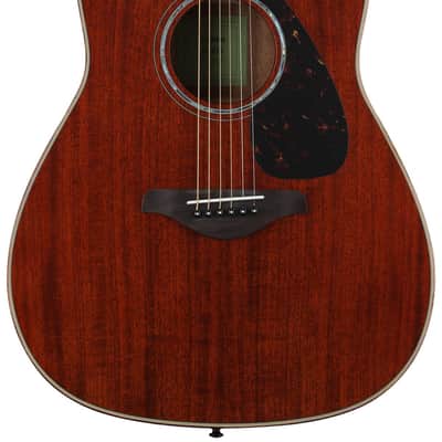 Yamaha FG850 Dreadnought Acoustic Guitar - Natural image 1