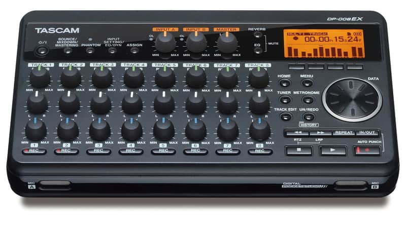 TASCAM DP-008EX mid-2020's - Black image 1