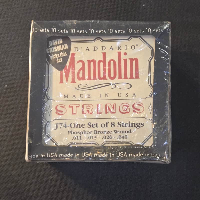D'Addario NOS 10 Pack of J74 Mandolin Strings image 1