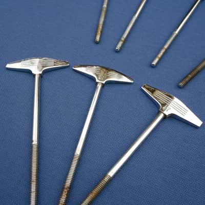 Sonor Signature Lite Hilite T-rods Tension Rods Bass Drum Lot of 7 Vintage image 6