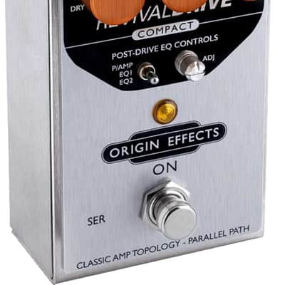 Origin Effects RevivalDRIVE Compact Overdrive Pedal w/ 2 Patch Cables and Cloth image 4