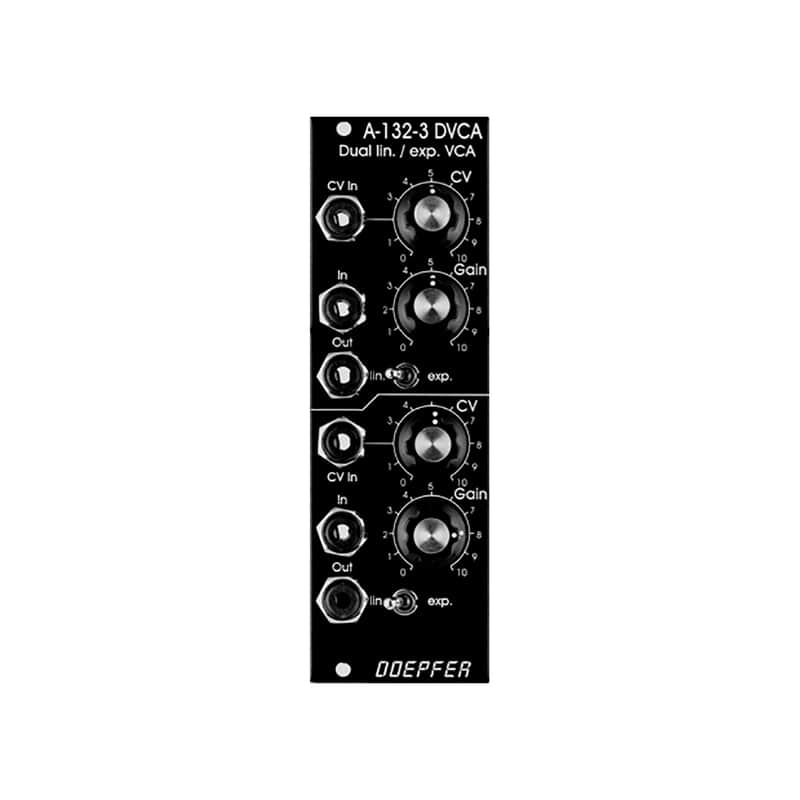Doepfer Doepfer A-132-3V Eurorack Dual VCA Module (Vintage Bla...