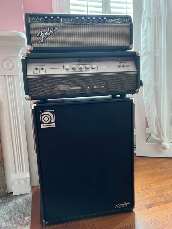 Ampeg Heritage SVT-410HLF 4x10 bass cabinet - Savannah local image 1