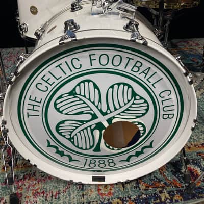David Palmer's Rod Stewart DW, Collectors Series 4-Piece Custom Maple Set, Stunning! 2008 - White Glass image 4
