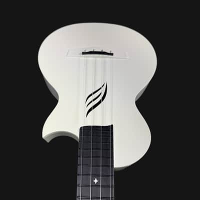 Enya Nova U White, Carbon Fibre, Concert Ukulele W/ Case image 5