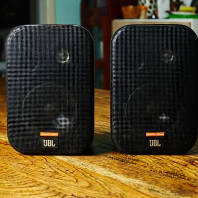 JBL Control 1 Xtreme 1987 - Black Matte vintage passive studio monitors image 2