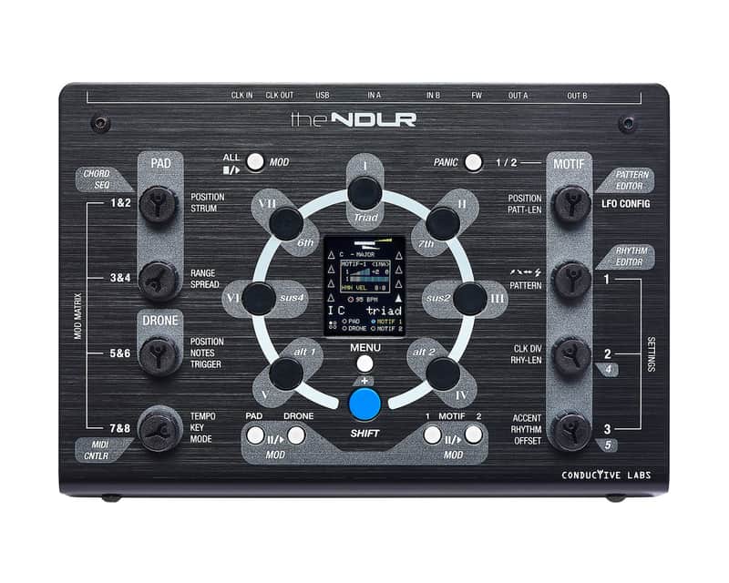 Conductive Labs NDLR V2 MIDI Four-track Sequenced Arpeggiator