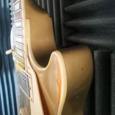 Greco 80's Gold Over Burst Screamin 82 Badge Gibson Relic Custom Shop Bumblebbe Super Real Mint Collection Era image 21