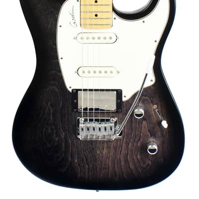 Godin Session SG MN Electric Guitar in Blackburst image 2