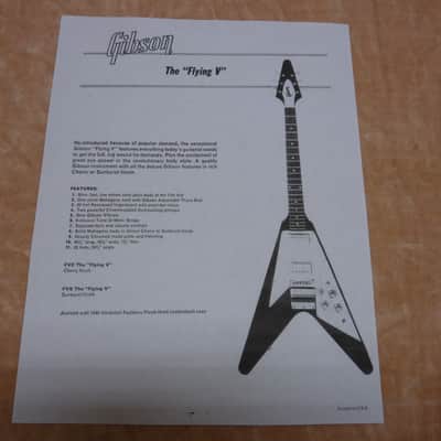 Epiphone  FV-70  Flying V , Orville by Gibson , Terada Japan , With Case image 19