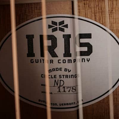 Iris ND Natural Acoustic Guitar #1178 image 3