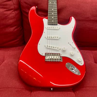 Tokai TOK-AST-101R-CAR SSS-style Guitar, Alder Body, Rosewood Fretboard - Candy Apple Red w/ Bag image 6