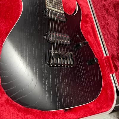 Ibanez Prestige RGR762AH 7-string Electric Guitar - Weathered Black, w/ Case, Free Plek! 870 image 13
