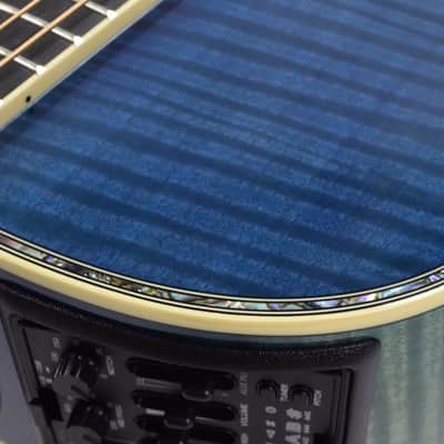 Takamine LTD 2016 Decoy Limited Edition Acoustic Guitar in Green Blue Burst! image 18