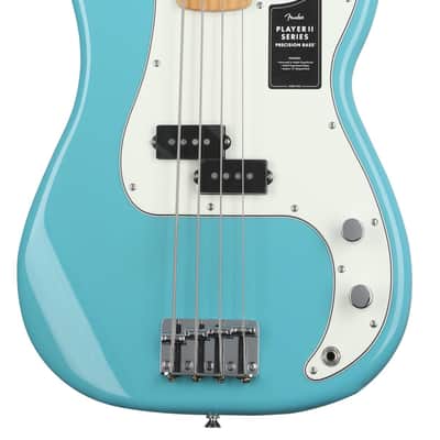 Fender Player II Precision Bass - Aquatone Blue with Maple Fingerboard image 1