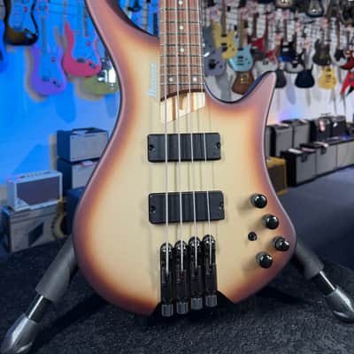 Ibanez Bass Workshop EHB600 Electric Bass Guitar - Charred Champagne Burst Matte, Free Plek! 505 image 5