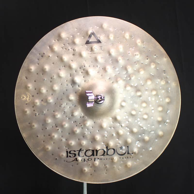 Istanbul Agop 17" Xist Dry Dark Hi Hats - 1043g/1532g (video demo) image 1