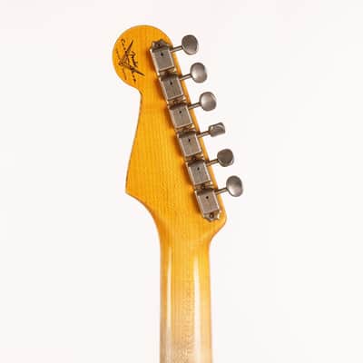 Fender Custom Shop White Lightning Stratocaster HSS Olympic White over Lake Placid Blue 2020 image 15