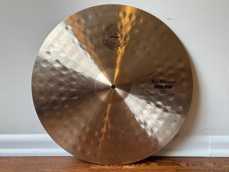 Paiste 20" Sound Creation New Dimension Dark Ride Cymbal 1985 - 1994 - Traditional - VIDEO image 1