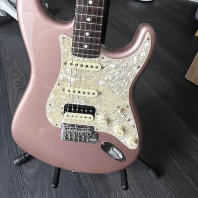 Fender Limited Edition American Professional Stratocaster HSS Shawbucker with Rosewood Neck 2019 Rose Gold image 2