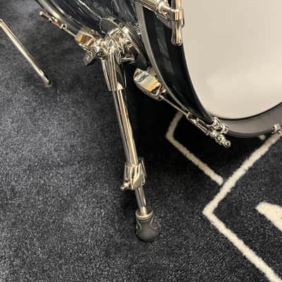 Slingerland Radio King 3-Piece Shell Pack SLKTFPK24N03AI069 2025 to present - Black Diamond Pearl Wrap image 4
