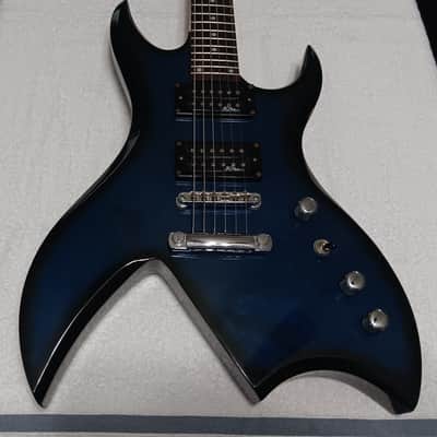 BC Rich  Bich Platinum Series Electric Guitar  - Transparent Blue image 2