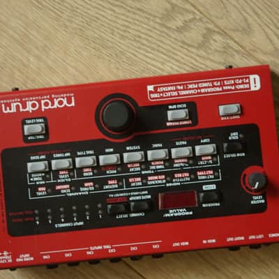 Nord Drum 2 6-Channel Modeling Percussion Synthesizer 2014 - 2016 - Red image 3