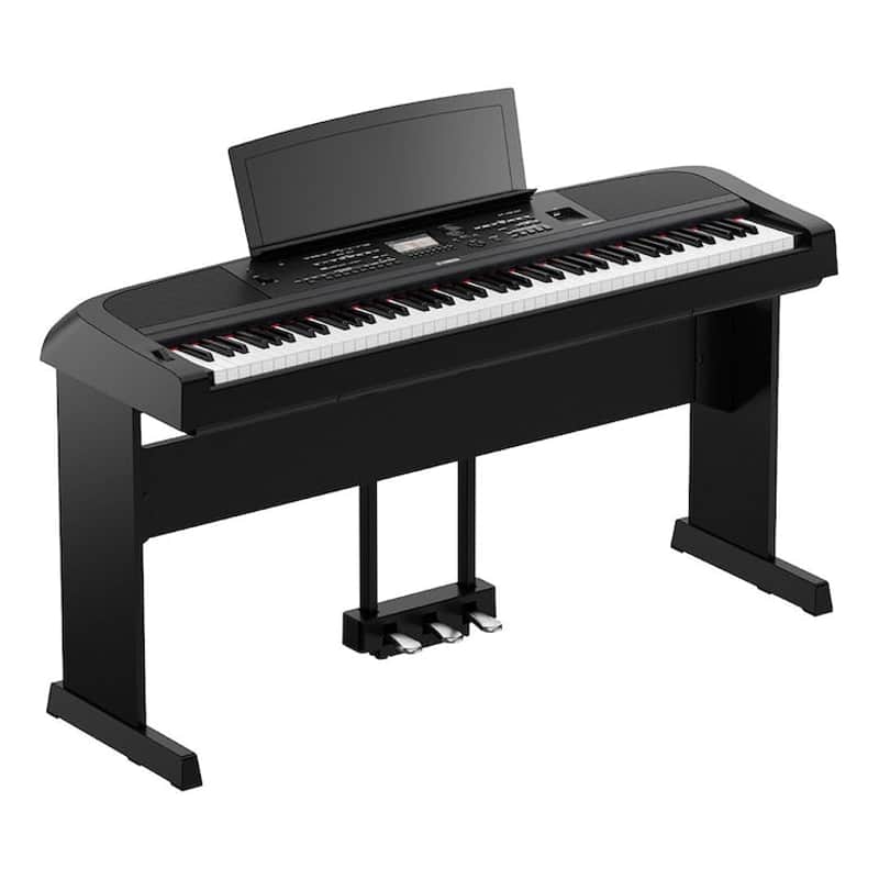 Yamaha DGX-670 - Black Yamaha DGX670B 88-Key Portable Digital Grand Piano with L300 Stand & LP1 3-Pedal Unit image 1