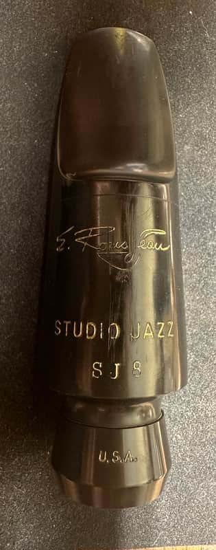 E. Rousseau SJ8 Tenor Sax Mouthpiece  2010s - Black image 1