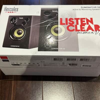 Hercules DJMonitor 32 Active Multimedia Studio Monitor Speakers image 1