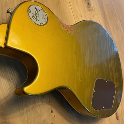 Gibson CS 56 Les Paul All Gold Murphy Lab Heavy Aged British Green Stripes- image 6