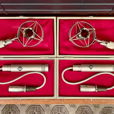 Neumann U64 Matched Stereo Pair 1960s. Perfect Sequential SN U 64. Like KM64 KM84 image 2