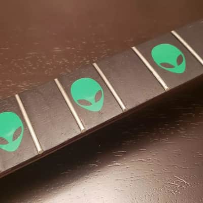 Alien Roswell Fretboard Inlay Stickers – 30 Colors for Electric & Acoustic Guitars image 3