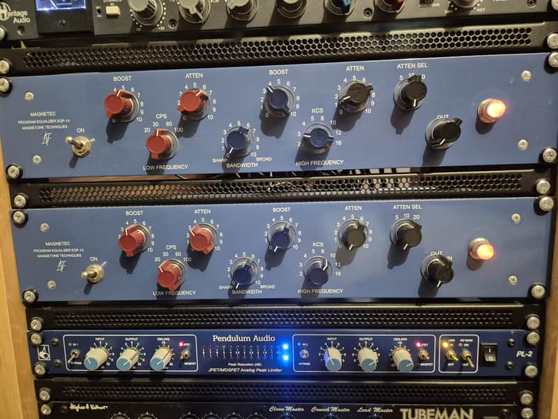 2 UDS ECUALIZADOR MAGNETONE TECH EQP1 MATCHEADOS EQP-1A 2019 - AZUL image 1