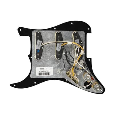 Fender Prewired Stratocaster Pickguard w/ Custom Shop Texas Special Pickups (Black) image 2