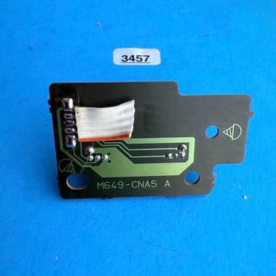 CASIO LK-92TV Lighting Keyboard Part: Main Volume Slider Board PCB M649-CNA5 image 4