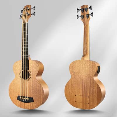 Mahogany 30" Acoustic & Electric Ukulele Bass image 2