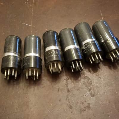 RCA etc. ONE (1) VT-107A Beam Power AT1000 TESTED Vacuum Tubes greyglass WWII era 6V6 Audio 1938-1946 image 1