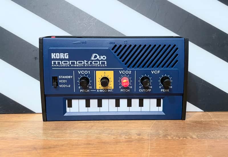 [Mint] Korg Monotron DUO Analog Ribbon Synthesizer - Blue image 1