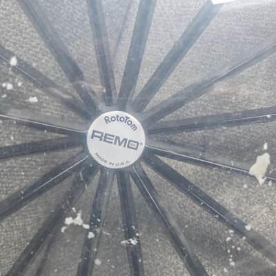 Remo 18 inch roto tom drum #2 - black image 2