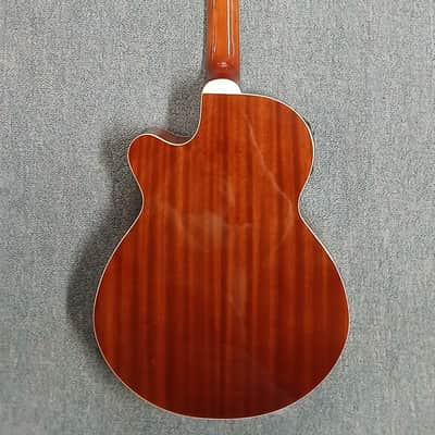 Oscar Schmidt OB100-N Acoustic/Electric Bass - Natural image 6